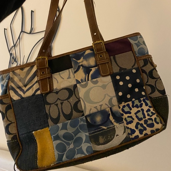 COACH Vintage bag. Checkered patterns - Picture 5 of 5